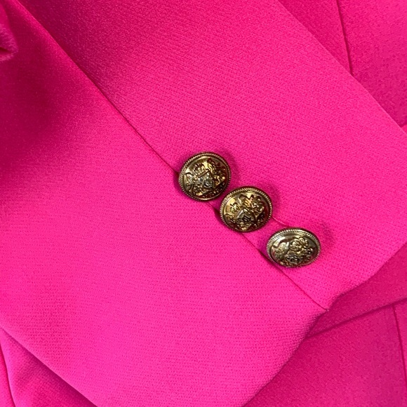 NWOT Sunday Up blazer Fuchsia pink lined jacket sz Med lightweight. - Picture 10 of 13